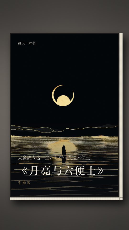 《月亮与六便士》封面
