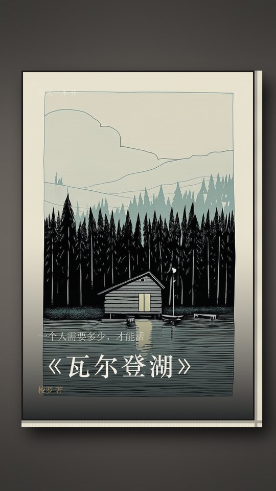 《瓦尔登湖》封面